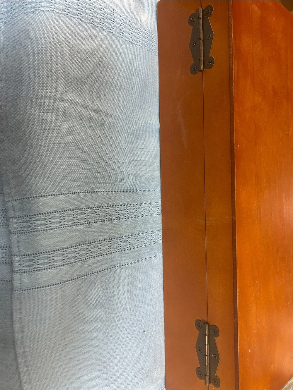 Wooden Lined Flatware Chest